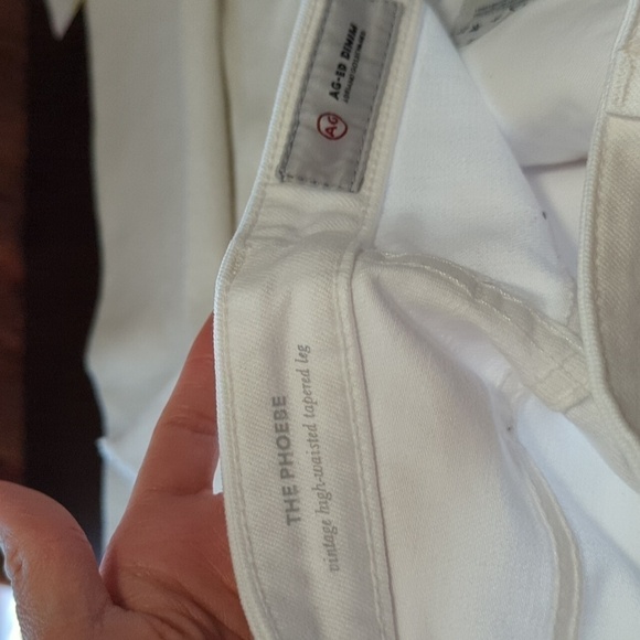 Ag Denim Vintage High Waisted Tapered Leg Jeans - Picture 12 of 15